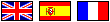 We also speak english / También hablamos español / Nous parlons aussi français